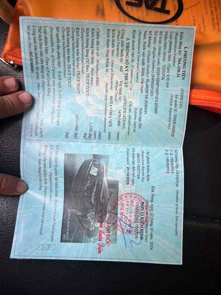 Toyota Vios 2020 1.5E MT - 129000 km. Mua bán Ô tô tại Quận Phú Nhuận Tp Hồ Chí Minh được đăng bởi Anh hai hình 3