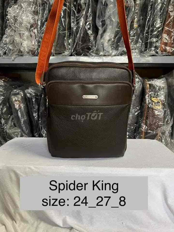 Đeo chéo SPIDER KING. size 24x27x8 fom hộp