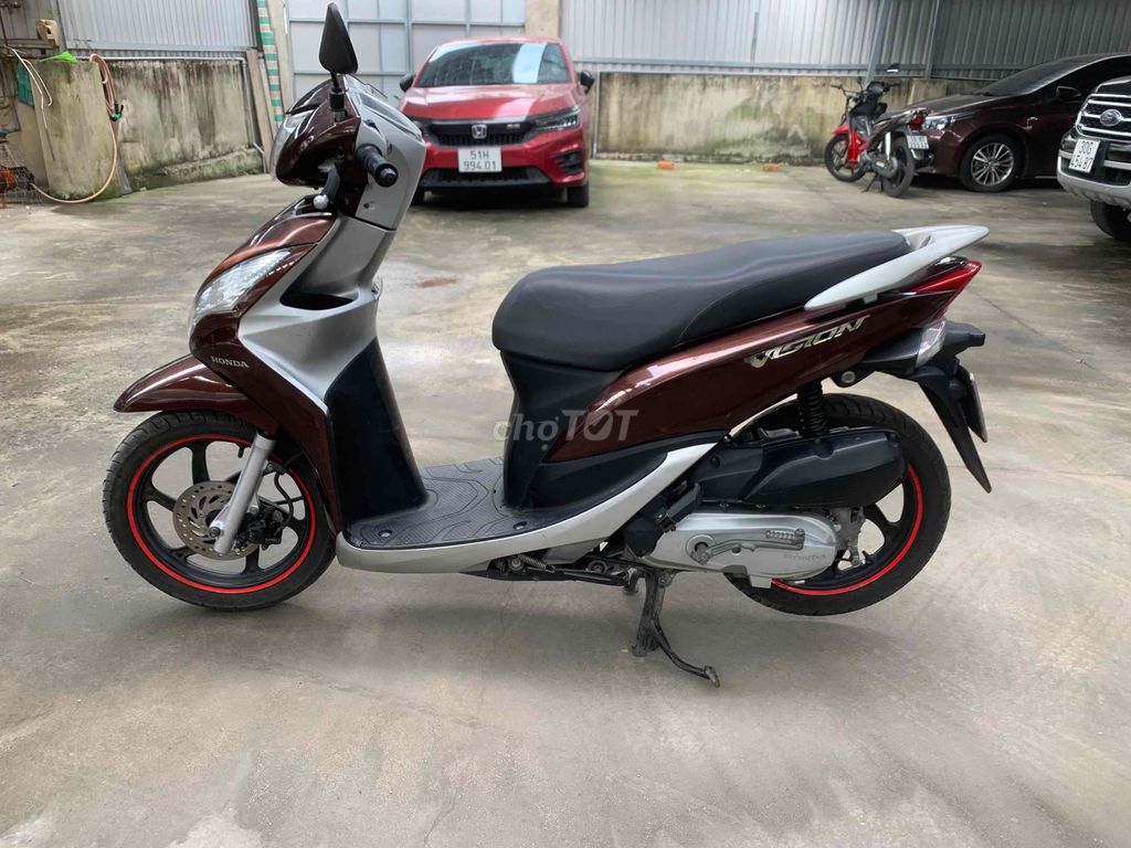 bán Honda Vision 110 Fi màu nâu đen đời 2012 bstp