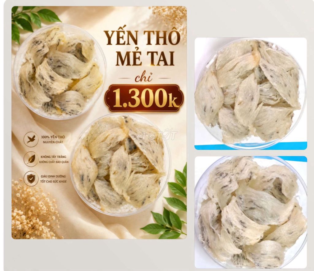 Yến thô Việt Nam ít lông sạch. Mua bán Đồ ăn, thực phẩm và các loại khác tại Huyện Bình Chánh Tp Hồ Chí Minh được đăng bởi HỒNG ÂN YẾN hình 1