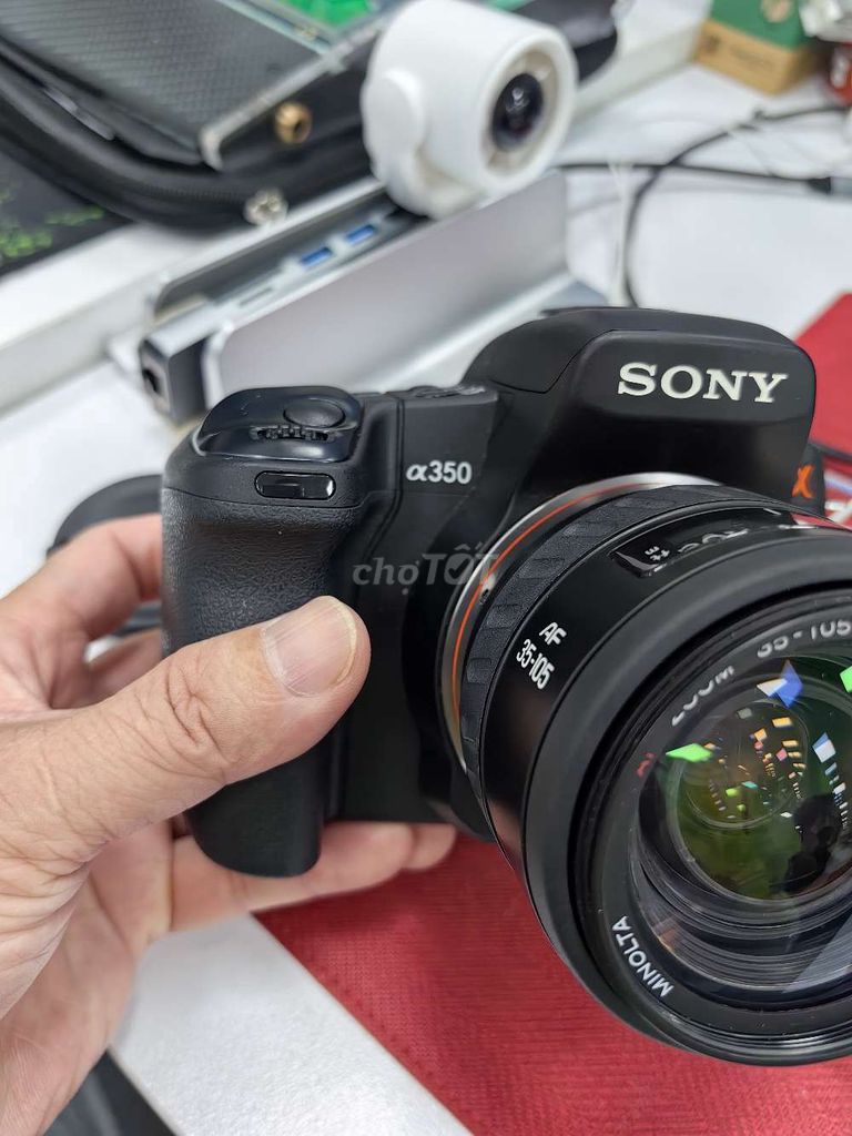Máy ảnh Sony Alpha 350 Đen. Mua bán Máy ảnh, Máy quay tại Quận 10 Tp Hồ Chí Minh được đăng bởi Đình Sang hình 1
