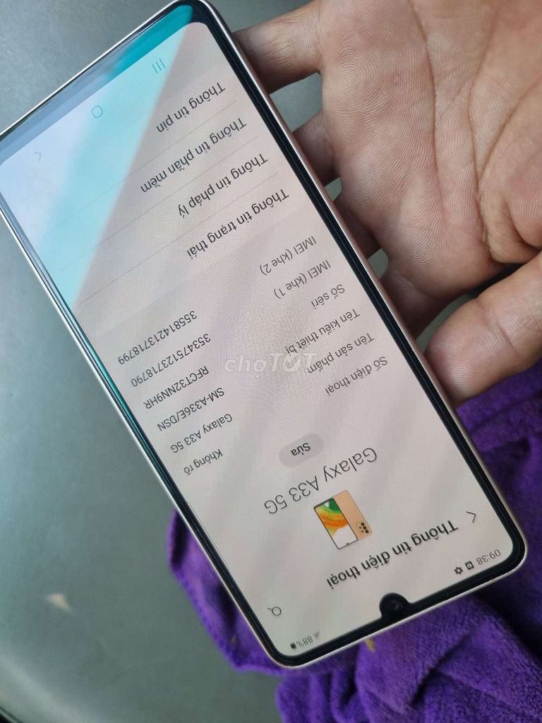 Samsung Galaxy A33 5G 128GB Hồng. Mua bán Điện thoại tại Thành phố Phú Quốc Kiên Giang được đăng bởi Tho hình 1