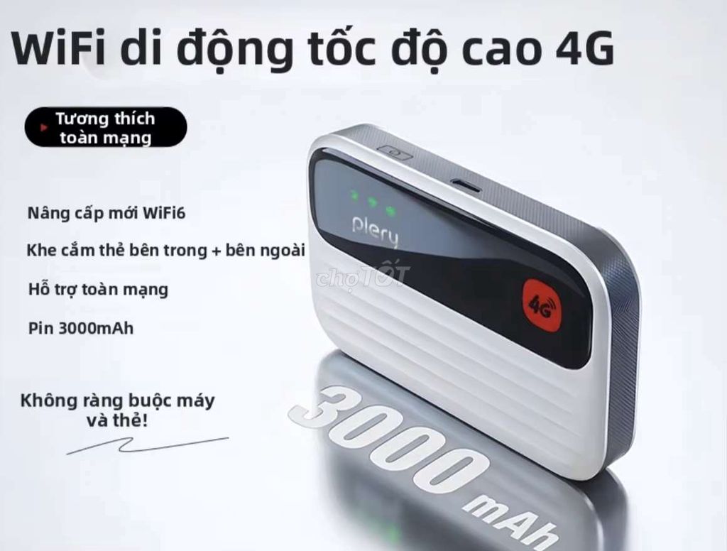 Cục phát WiFi Plery WiFi 6 Trắng 4G/5G. Mua bán Phụ kiện (Màn hình, Chuột...) tại Quận Ngũ Hành Sơn Đà Nẵng được đăng bởi Nhân hình 1
