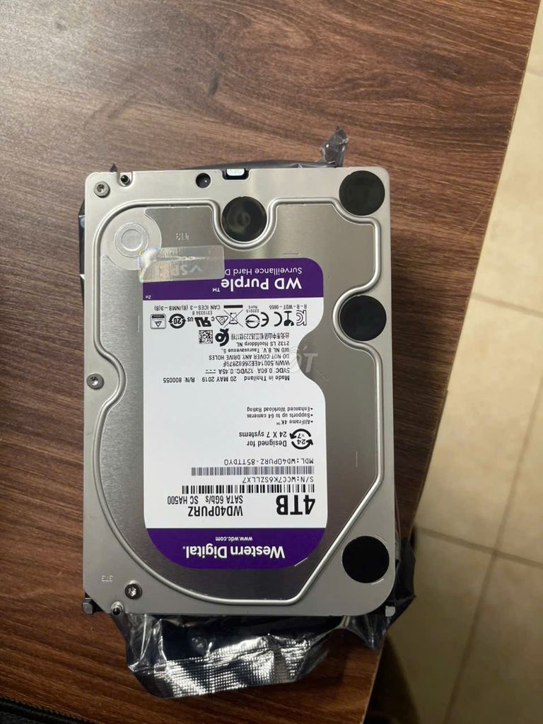 Ổ cứng HDD Western Digital WD40PURZ 4TB. Mua bán Linh kiện (RAM, Card...) tại Quận Bắc Từ Liêm Hà Nội được đăng bởi Trần Minh hình 1