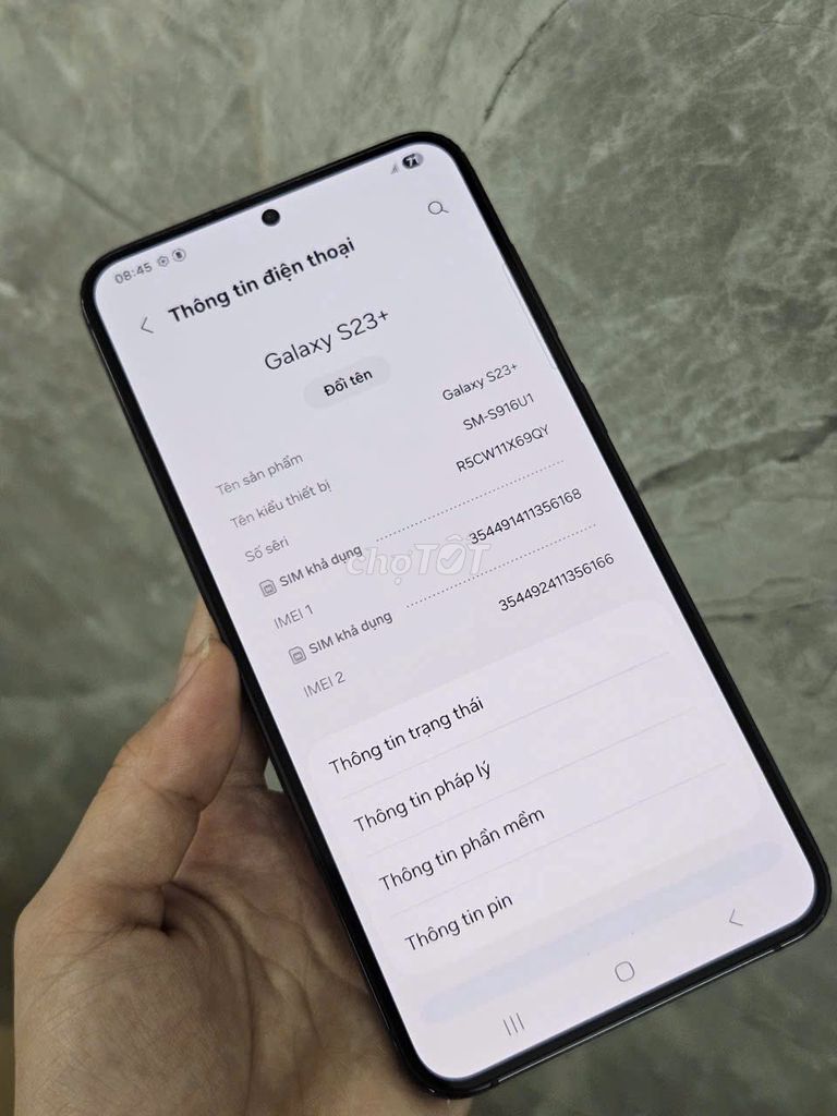 Samsung Galaxy S23+ 256GB Snapdragon 8 Gen 2. Mua bán Điện thoại tại Quận Thanh Khê Đà Nẵng được đăng bởi Vietphones Store 16 Kỳ Đồng hình 1