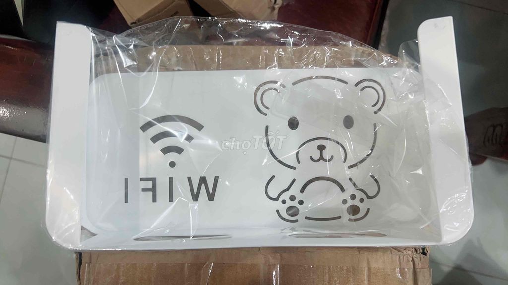 Kệ đựng router nhựa trắng. Mua bán Nội thất, đồ gia dụng khác tại Quận Lê Chân Hải Phòng được đăng bởi Đồ boom Shoppe hình 1