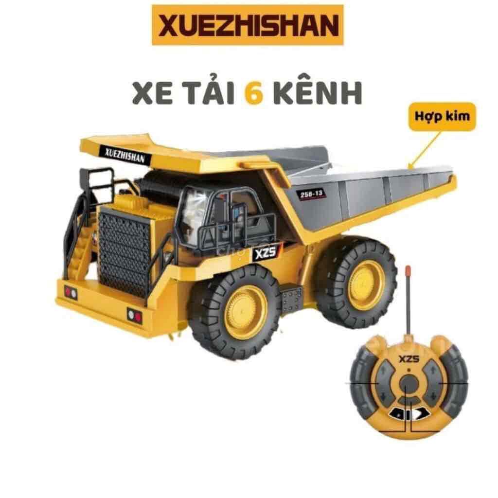 Xe ben điều khiển 6 kênh nâng hạ đổ ben thùng kim