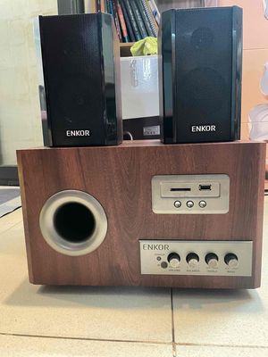 Loa vi tính Enkor S2850, 50W màu nâu, âm thanh hay. Mua bán Tivi, Âm thanh tại Huyện Hóc Môn Tp Hồ Chí Minh được đăng bởi Duy Văn