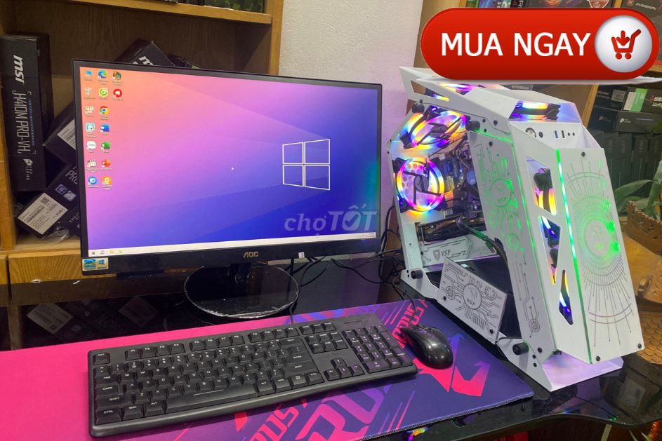 👉Xả kho bộ PC H610 / i5 13400F. Màn hình 24” Mới.