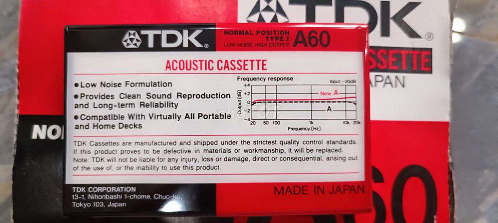 Băng Cassette còn nguyên hộp