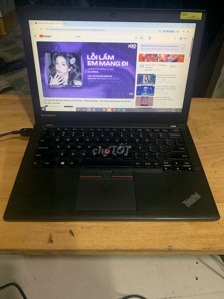 Laptop ThinkPad i5-5200U 8GB/256G 12.5 siêubềnmạnh. Mua bán Laptop tại Quận 8 Tp Hồ Chí Minh được đăng bởi Lê Công Hậu hình 1