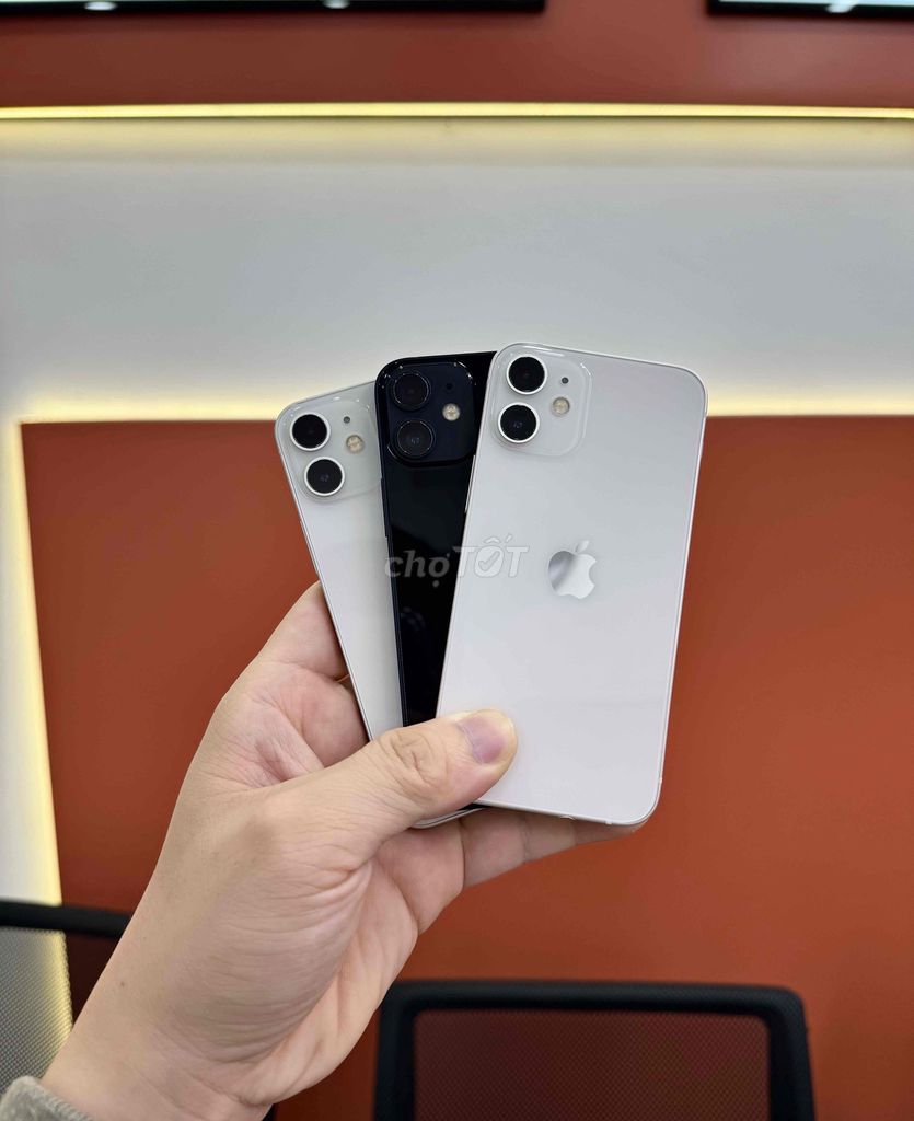 12 Mini 64/128 Trắng Đen. Mua bán Điện thoại tại Quận Cầu Giấy Hà Nội được đăng bởi Trọng Hoàng hình 1