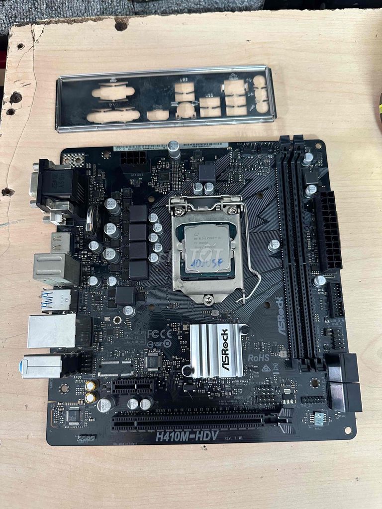 Main Asrock H410M HDV CPU Intel Core i3 10105F. - 133162437