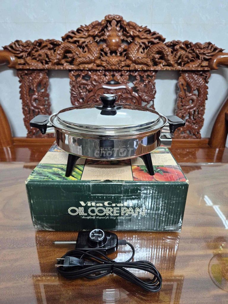 Nồi lẩu điện Vita Craft Inox Mỹ Đa năng. Mua bán Bếp, lò, đồ điện nhà bếp tại Thị xã Tân Châu An Giang được đăng bởi Tuyền chuyên hàng nhật hình 1