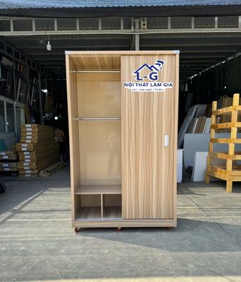 TỦ QUẦN ÁO GỖ MDF CỬA LÙA 2MX1M2  3100000. Mua bán Tủ, kệ gia đình tại Quận 1 Tp Hồ Chí Minh được đăng bởi Nội Thất Lâm Gia