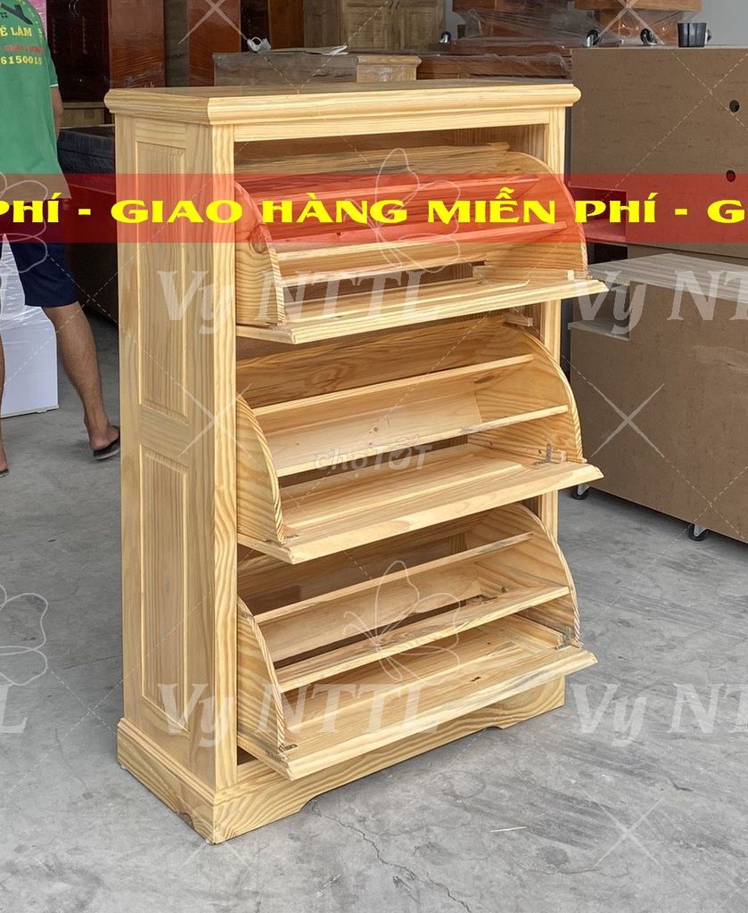 tủ giày dép# tủ giày gỗ $ tủ giày/tủ giày/tủ dép. Mua bán Tủ, kệ gia đình tại Huyện Hóc Môn Tp Hồ Chí Minh được đăng bởi Uyên NTTL hình 1