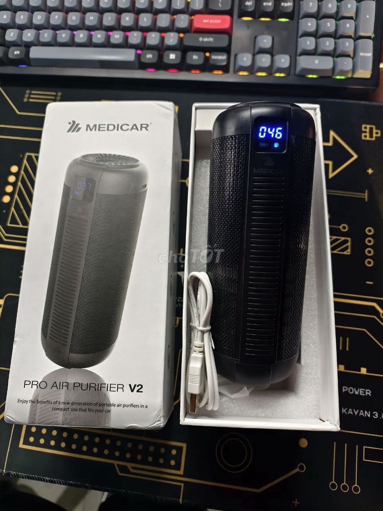 Máy lọc không khí ô tô kết hợp tinh dầu Medicar V2. Mua bán Phụ tùng xe tại Huyện Trảng Bàng Tây Ninh được đăng bởi Khang hình 2