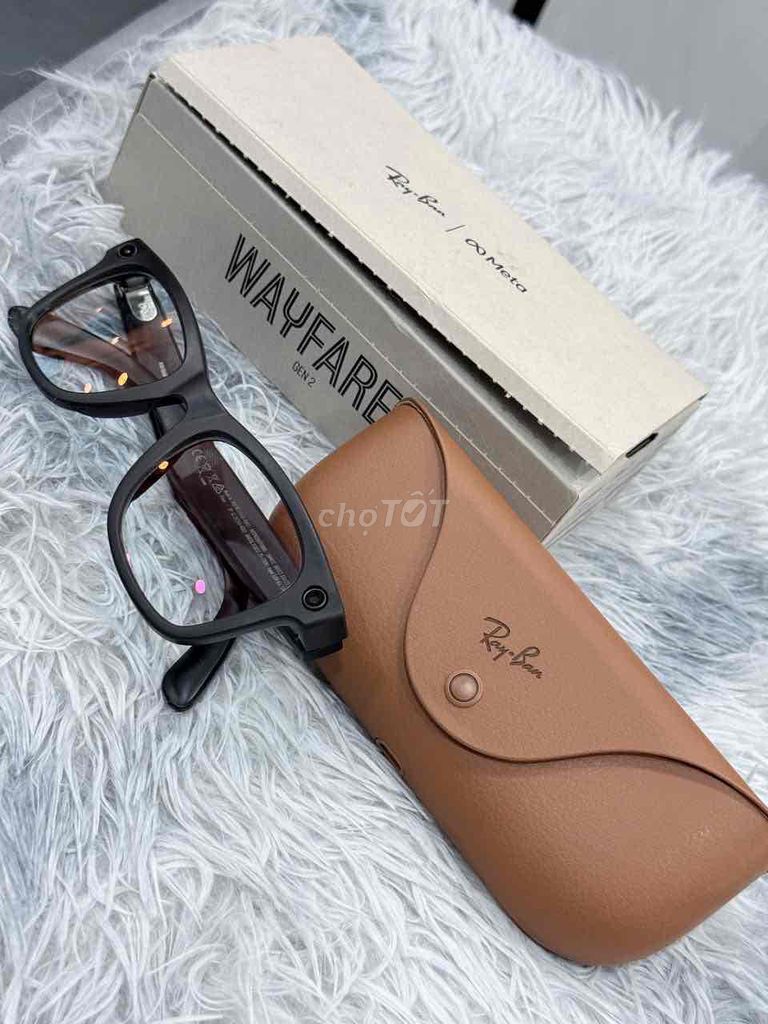Kính thông minh Ray-Ban Wayfarer Meta 2 Đen. Mua bán Thiết bị đeo thông minh tại Quận 5 Tp Hồ Chí Minh được đăng bởi Phan Thế Phong  hình 1