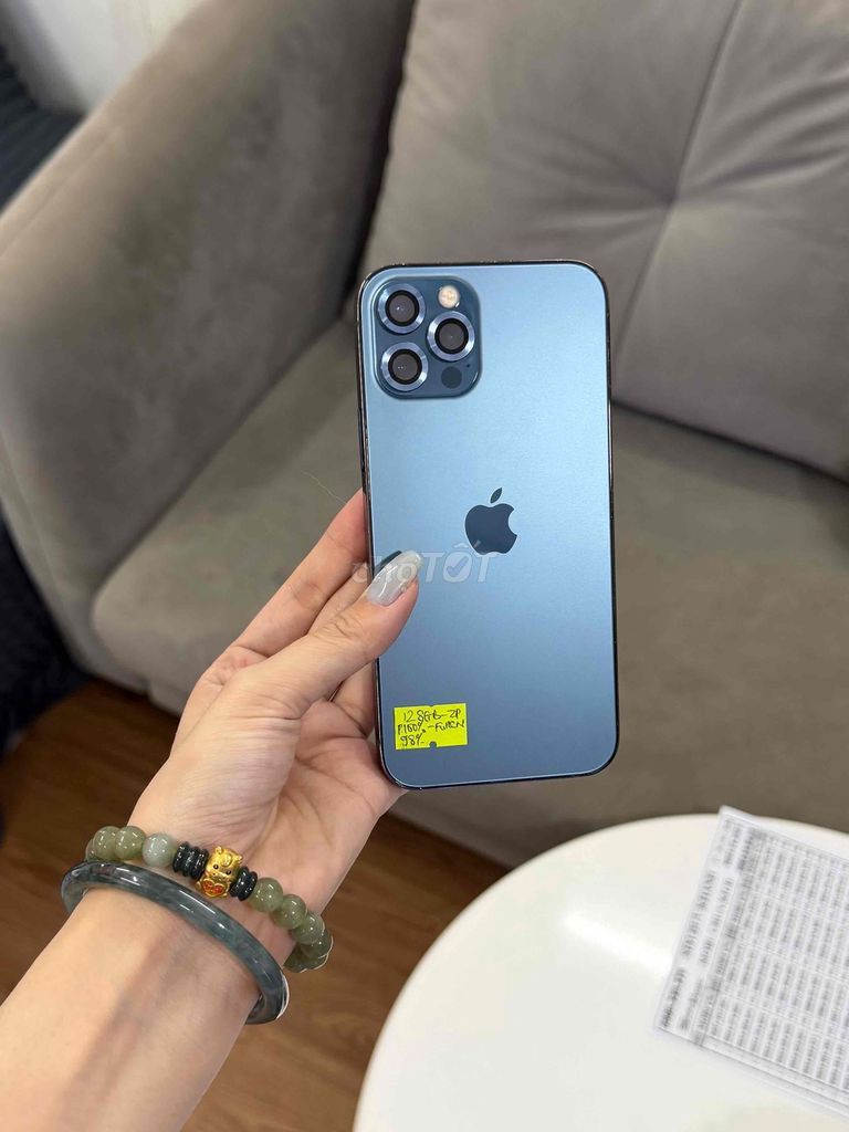 Apple iPhone 12 Pro 128GB Xanh dương Quốc Tế 99%. Mua bán Điện thoại tại Quận 8 Tp Hồ Chí Minh được đăng bởi TRƯỜNG MOBILE HỆ THỐNG BÁN LẺ SMARTPHONE  hình 1