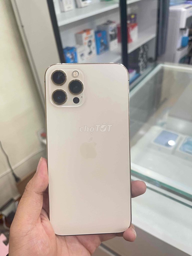 Apple iPhone 12 Pro Max 128GB Vàng. Mua bán Điện thoại tại Huyện Thuỷ Nguyên Hải Phòng được đăng bởi Nhật Hạ Mobile hình 1
