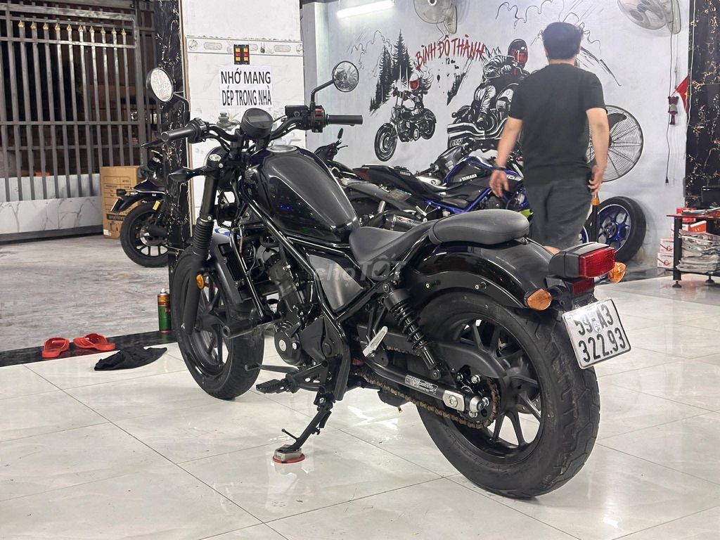 Honda Rebel 300 2018 Đen. Mua bán Xe máy tại Huyện Bình Chánh Tp Hồ Chí Minh được đăng bởi Xe Máy Vinh hình 4