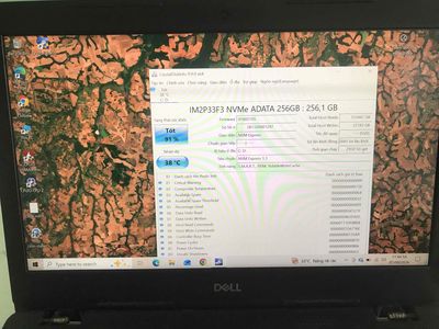 Dell Inspiron i3-1005G1 SSD nvme 256GB Đen