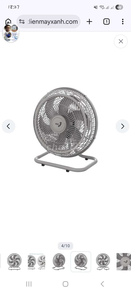 Quạt sàn Asia VY636790 Xám. Mua bán Quạt tại Huyện Cần Đước Long An được đăng bởi Khánh Duy hình 1