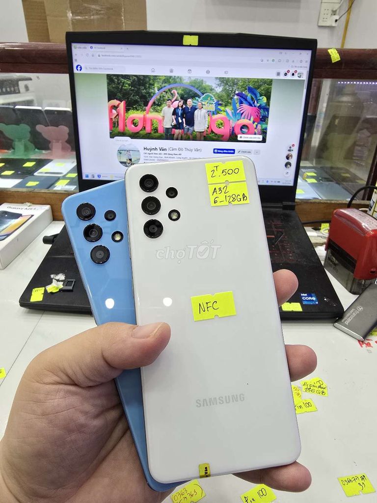 Samsung A32 128GB Trắng Like New. Mua bán Điện thoại tại Thành phố Long Xuyên An Giang được đăng bởi Facebook Cầm Đồ Thúy Vân hình 1