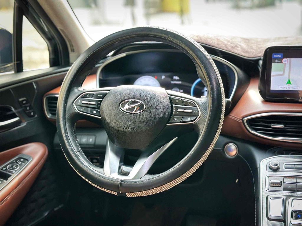 Hyundai Santafe 2022 2.2D Premium Đen. Mua bán Ô tô tại Quận Cầu Giấy Hà Nội được đăng bởi Thái Hoàng Long Auto hình 10