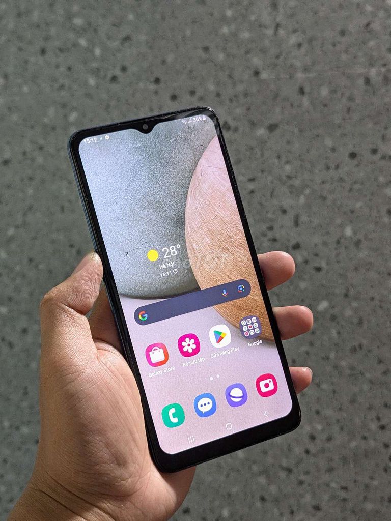 Samsung Galaxy A12 128GB Xanh. Mua bán Điện thoại tại Huyện Hòa Thành Tây Ninh được đăng bởi Phạm Thành hình 1