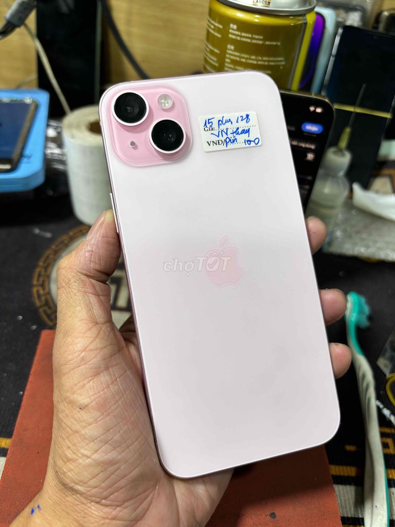 iPhone 15 Plus 128GB Hồng Đã thay pin. Mua bán Điện thoại tại Quận Tân Phú Tp Hồ Chí Minh được đăng bởi gia phát hình 1