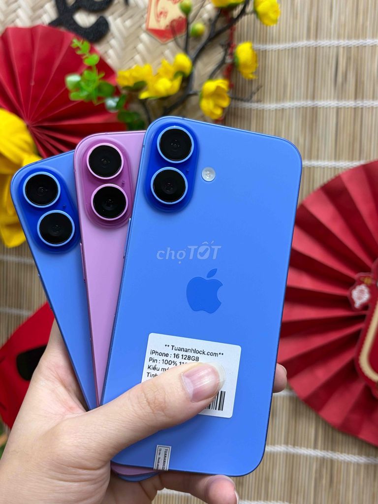 Apple iPhone 16 Lock 128GB. Mua bán Điện thoại tại Thành phố Dĩ An Bình Dương được đăng bởi Bach Táo Lock hình 1
