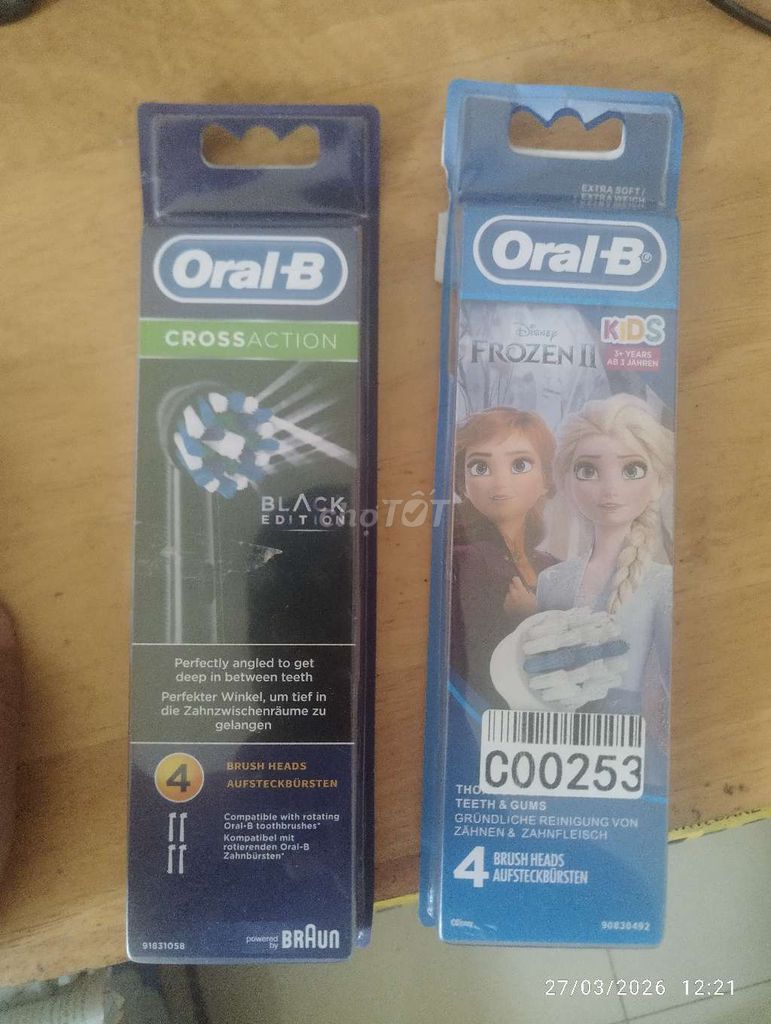 Đầu bàn chải điện Oral-B CrossAction. Mua bán Nội thất, đồ gia dụng khác tại Huyện Bình Chánh Tp Hồ Chí Minh được đăng bởi Duy hình 1