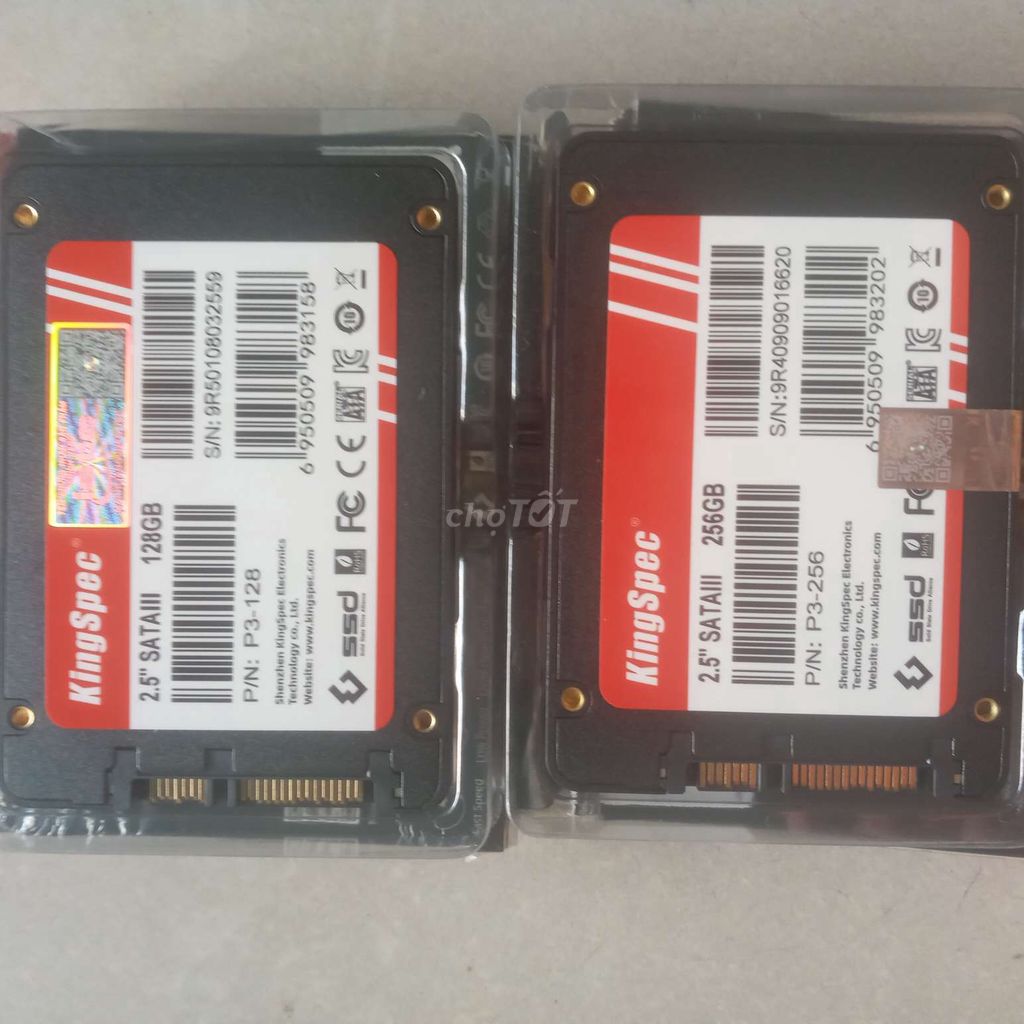 LÔ SSD 256GB ; 128GB NEW; BH CHÍNH HÃNG 36 THÁNG