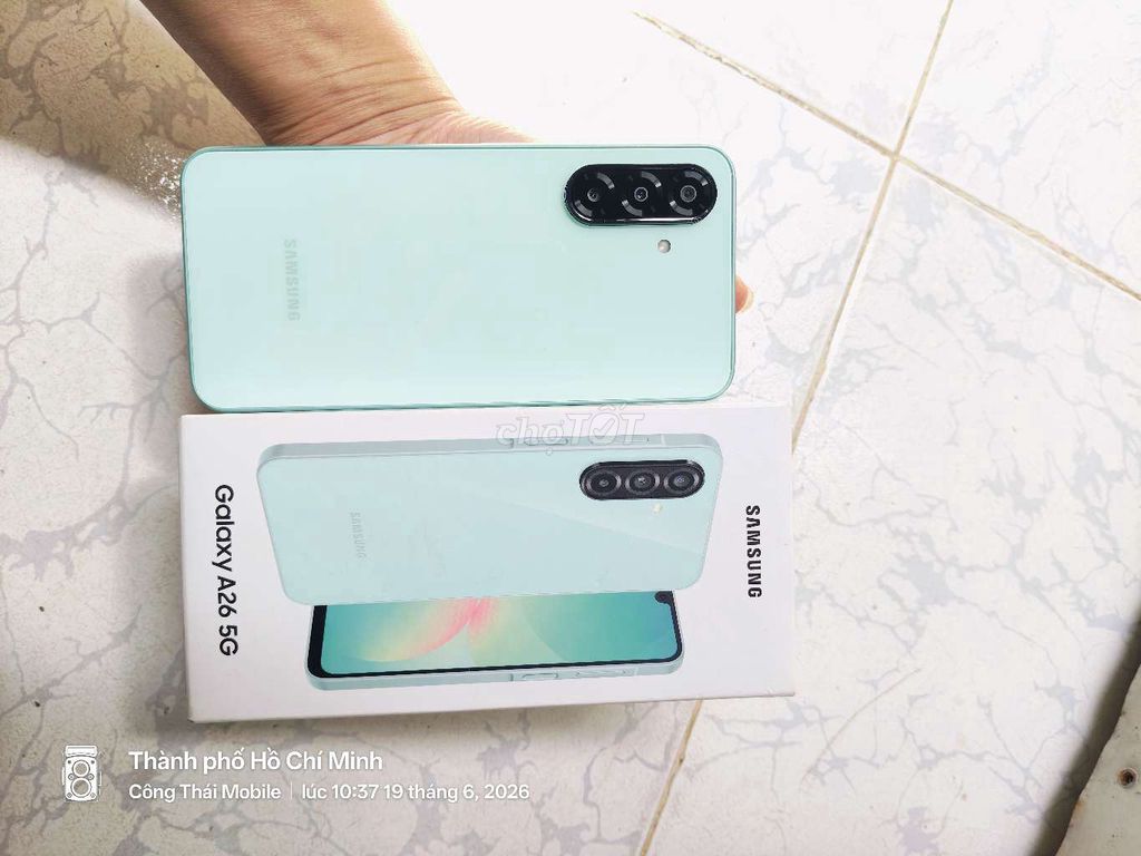 Samsung A26 5G 8GB/128GB Xanh ngọc 99%. Mua bán Điện thoại tại Quận Bình Tân Tp Hồ Chí Minh được đăng bởi Công Thái hình 1