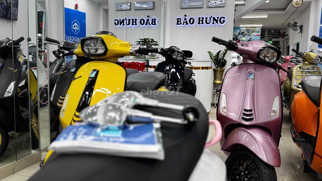 Vespa Sprint S125 Trắng hồng 1 chủ T8/2024. Mua bán Xe máy tại Quận Phú Nhuận Tp Hồ Chí Minh được đăng bởi VESPA  PIAGGIO BẢO HƯNG Vespa cũ trả góp  hình 3