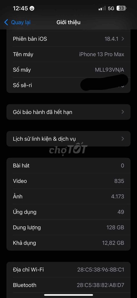 iPhone 13 Prm 128GB (Bán or GL bù trừ 14prm 256gb). Mua bán Điện thoại tại Huyện Long Thành Đồng Nai được đăng bởi Lệ Phi Vũ hình 1