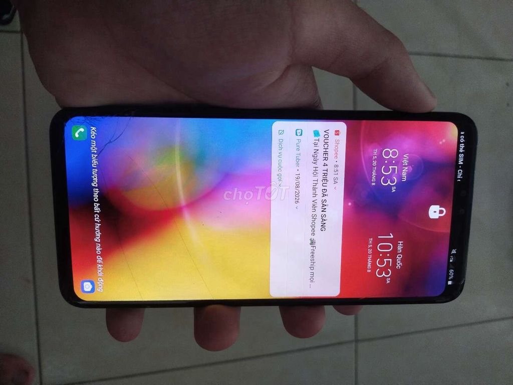 LG V40 ThinQ 128GB Đen Đã sử dụng. Mua bán Điện thoại tại Huyện Thuỷ Nguyên Hải Phòng được đăng bởi Một Lê hình 1