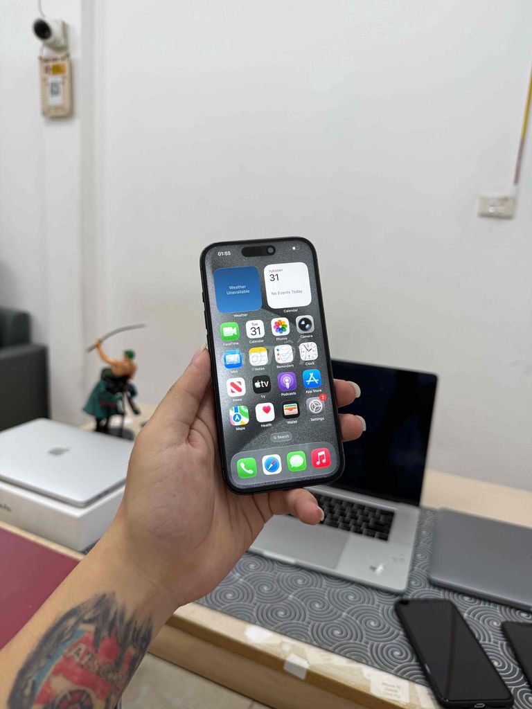 Apple iPhone 15 Pro 512GB QTE màu đen. Mua bán Điện thoại tại Quận Đống Đa Hà Nội được đăng bởi Hà Nội Mobile Bao Duyệt Nợ Xấu hình 1