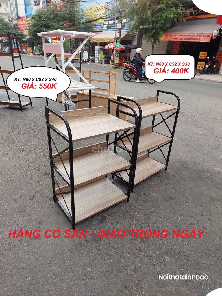 KỆ SÁCH - KỆ SÂU 30 / SÂU 40CM HÀNG CÓ SẴN