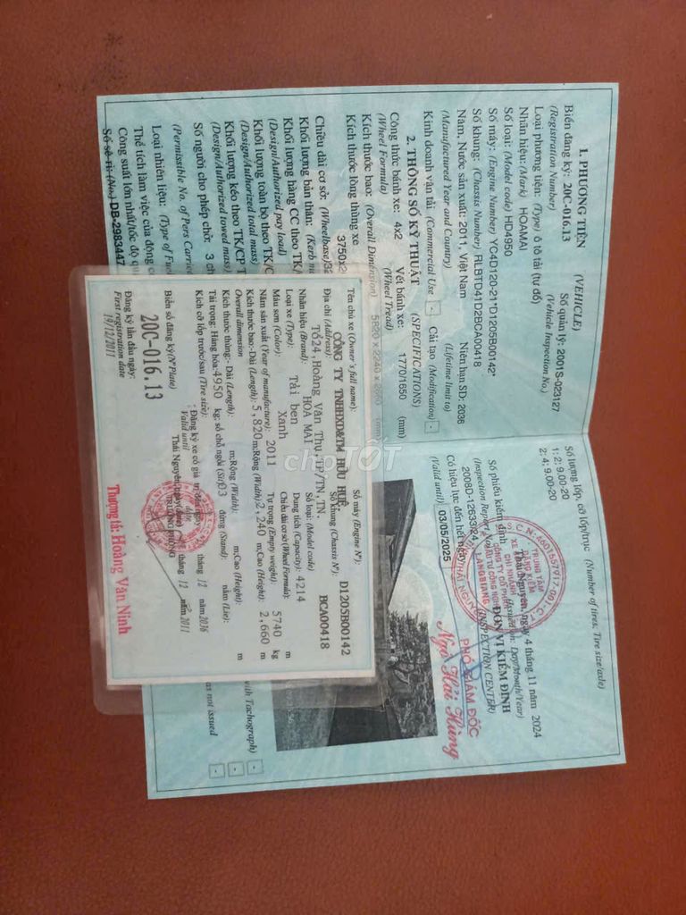 bán xe tải Hoa Mai-2011- 5 tấn. Mua bán Xe tải, xe ben tại Huyện Cao Lộc Lạng Sơn được đăng bởi Hà Tống hình 1