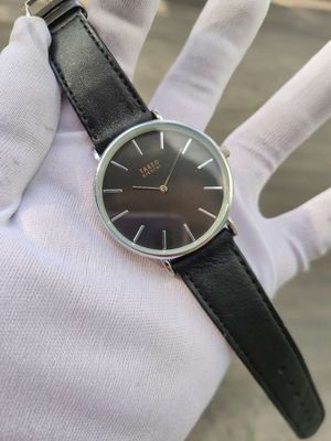 Đồng hồ takeo phong cách cổ điển mặt đen sắc nét