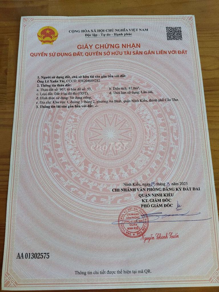 ***. Mua bán đất tại Quận Ninh Kiều Cần Thơ được đăng bởi Xuân Nam hình 5