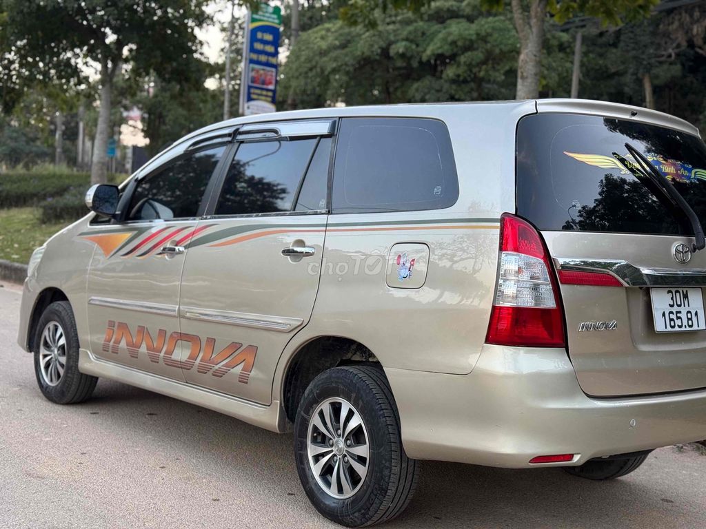 Toyota Innova 2014 Số sàn Vàng cát. Mua bán Ô tô tại Huyện Sóc Sơn Hà Nội được đăng bởi Anh Chiến hình 10