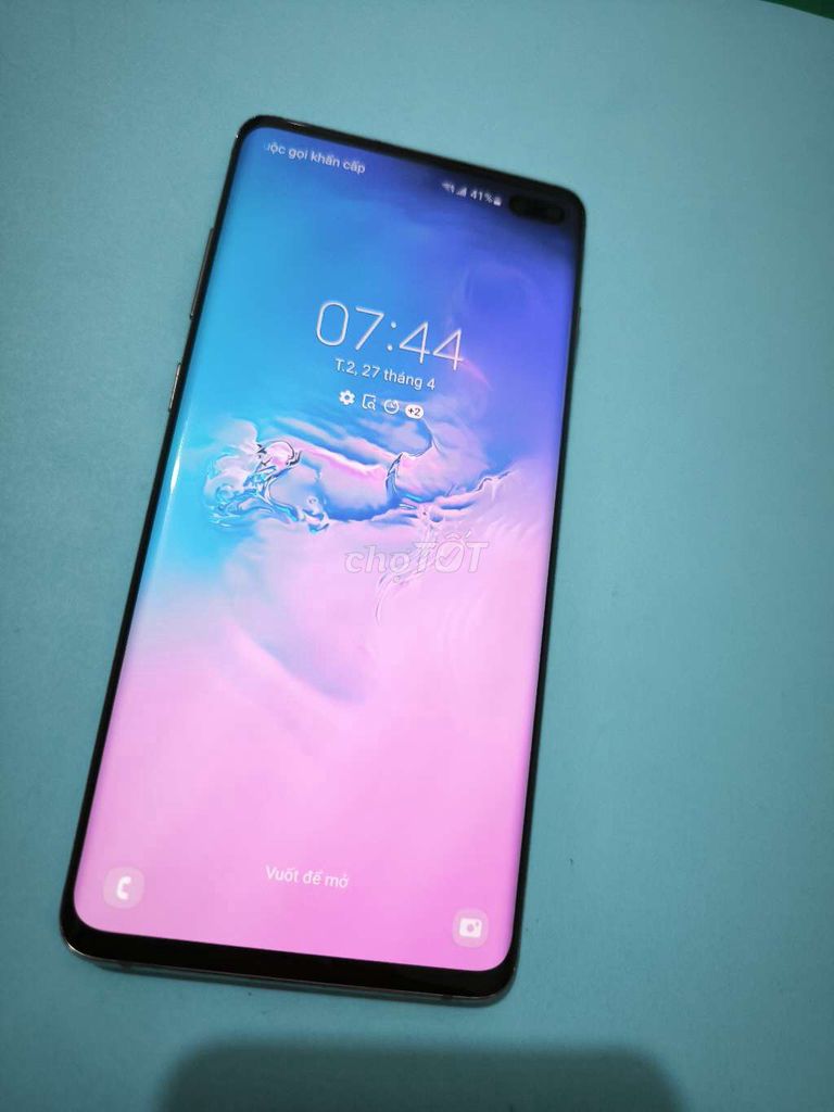 Samsung S10 Plus 128GB Trắng . Mua bán Điện thoại tại Quận Ninh Kiều Cần Thơ được đăng bởi Anh Khoa 26 hình 1