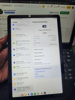 SAMSUNG TAB A9 PLUS 5G 4GB.64GB SNAP 695 MƯỢT MÀ