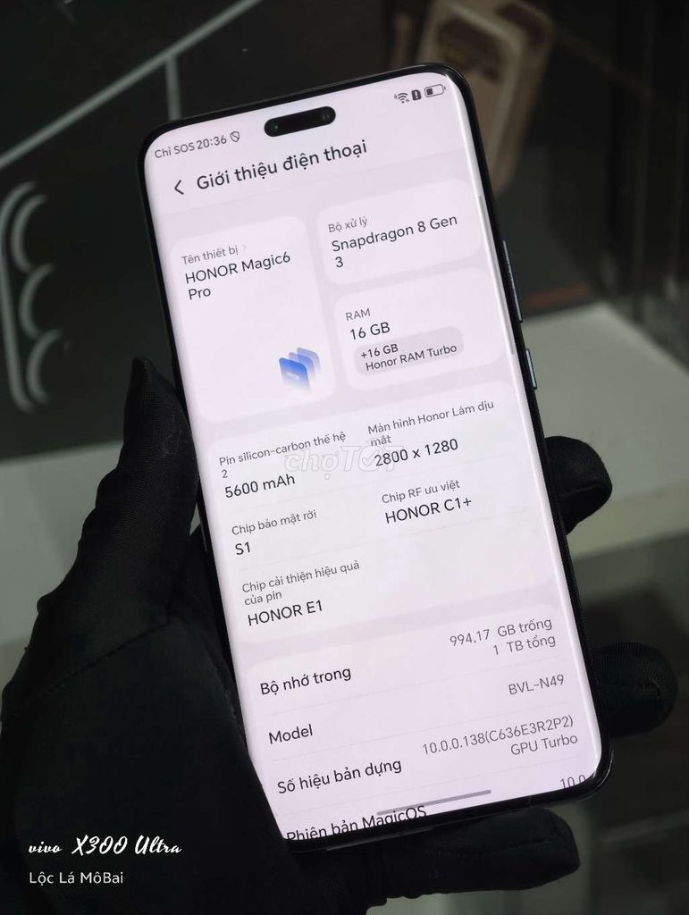Honor Magic 6 Pro 16GB/1024GB. Mua bán Điện thoại tại Thành phố Đà Lạt Lâm Đồng được đăng bởi Lộc Lá Mô Bai hình 1