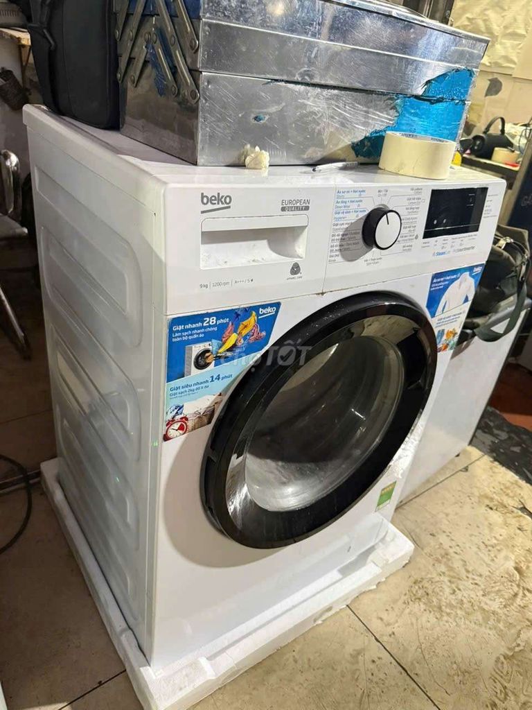 Máy giặt Beko 9kg Inverter Trắng Thái Lan. Mua bán Máy giặt tại Quận 7 Tp Hồ Chí Minh được đăng bởi Điện Lạnh Giá Tốt hình 1