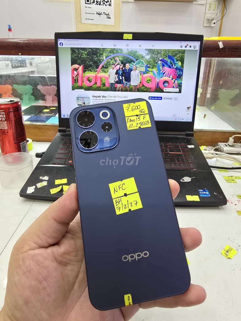 Oppo Reno15 F 5G 12GB 256GB . Mua bán Điện thoại tại Thành phố Long Xuyên An Giang được đăng bởi Facebook Cầm Đồ Thúy Vân hình 1