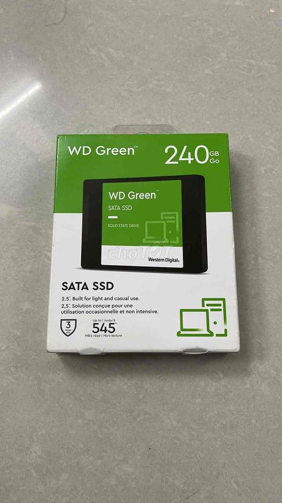 SSD 240GB WD Green 2.5” Sata _ Tem Minh Thông